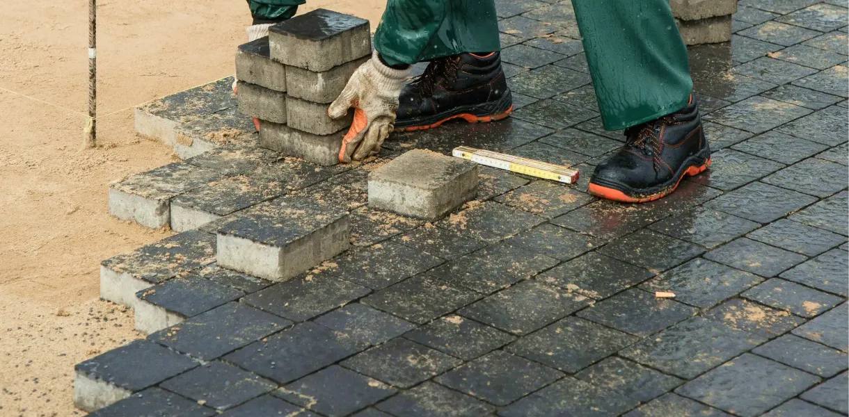 Pflasterarbeit